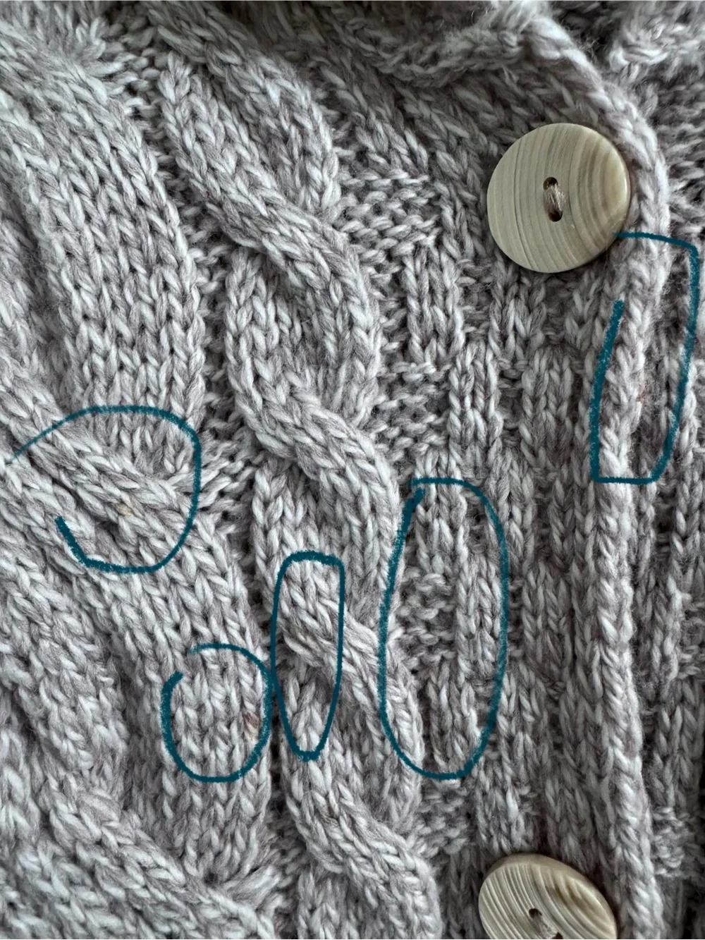Blarney Woollen Mills Supersoft Merino Wool Made in Ireland Cardigan Size XL